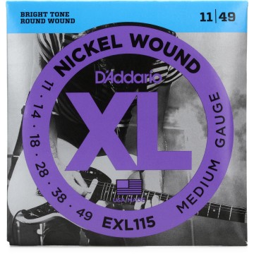 EXL115 Nickel Wound Medium 11-49 Electric Guitar String